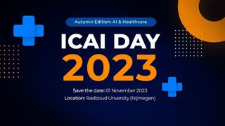 ICAI symposium on AI and Healthcare on Nov 1 in Nijmegen
